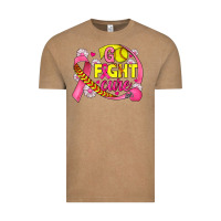 Vintage Coffee breast cancer go fight cure softball Vintage Tee - JahusDesignShop