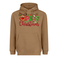 Toasted Coconut Deer Christmas reindeer Heavyweight Hoodie - NancyCooperArtShop