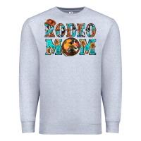 Heather Grey Western Rodeo Mom Premium Sweatshirt - BundleAndBundleShop
