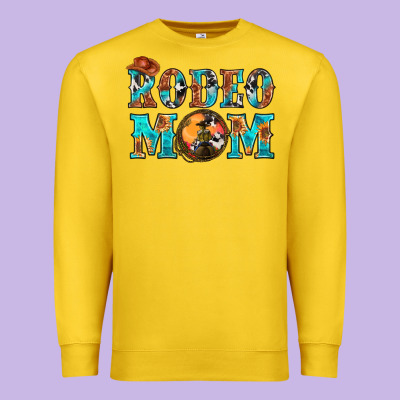 Western Rodeo Mom Premium Sweatshirt Designed By Bundleandbundleshop