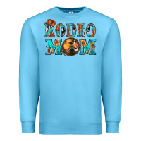 Ocean Blue Western Rodeo Mom Premium Sweatshirt - BundleAndBundleShop