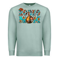 Seafoam Western Rodeo Mom Premium Sweatshirt - BundleAndBundleShop