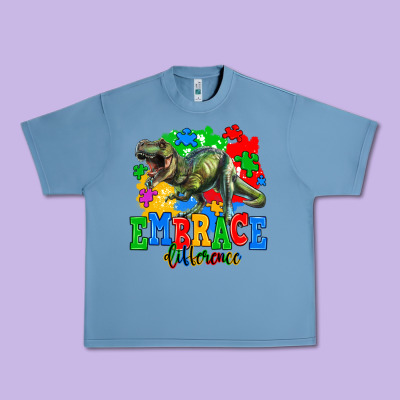 Embrace Difference Urban Heavy Tee Designed By Adodesignshop