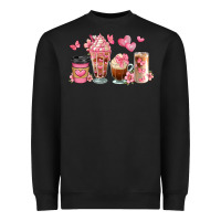Floral Coffee Cups Heavyweight Sweatshirt | Teevron