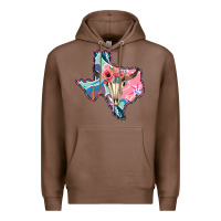Chestnut Texas Boho Bull Skull Premium Hoodie - Bettercallsaul