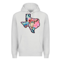 Dove Grey Texas Boho Bull Skull Premium Hoodie - Bettercallsaul
