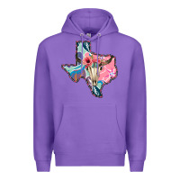 Purple Texas Boho Bull Skull Premium Hoodie - Bettercallsaul