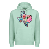 Seafoam Texas Boho Bull Skull Premium Hoodie - Bettercallsaul