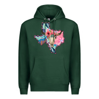 Sports Green Texas Boho Bull Skull Premium Hoodie - Bettercallsaul