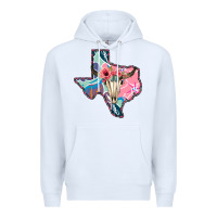 White Texas Boho Bull Skull Premium Hoodie - Bettercallsaul