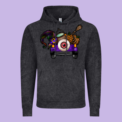 Halloween Truck Vintage Hoodie Designed By Cowhidedigitalart