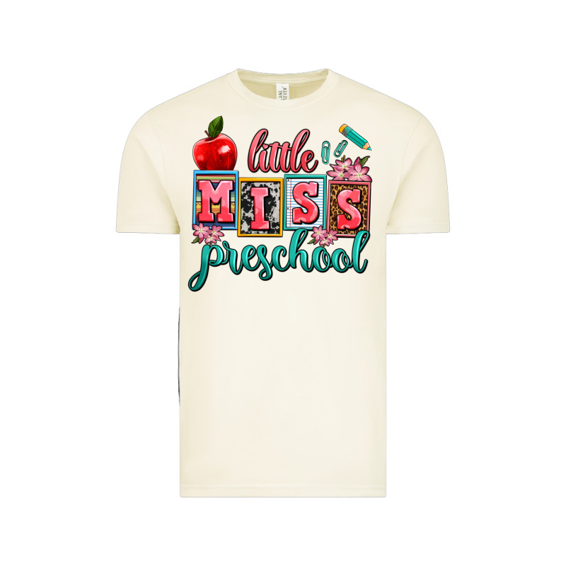 Little Miss Preschool Vintage Tee by AdoDesignShop | Teevron