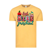 Vintage Mustard little miss preschool Vintage Tee - AdoDesignShop