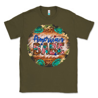 Army Green american babe Classic Tee - Artiststas