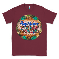 Burgundy american babe Classic Tee - Artiststas