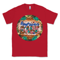 Red american babe Classic Tee - Artiststas