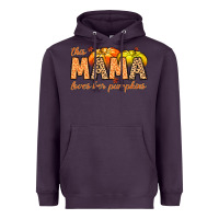 Plum this mama loves her pumpkins Heavyweight Hoodie - MaliasSmallBusiness