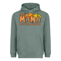 Sage this mama loves her pumpkins Heavyweight Hoodie - MaliasSmallBusiness
