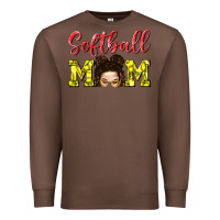Chestnut Softball Mom Premium Sweatshirt - BundleAndBundleShop