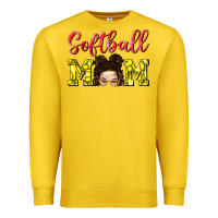 Lemon Softball Mom Premium Sweatshirt - BundleAndBundleShop