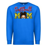 True Royal Softball Mom Premium Sweatshirt - BundleAndBundleShop