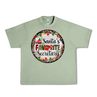 Oil Green christmas santas favorite secretary    light Urban Heavy Tee - AdoDesignShop