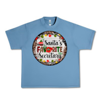 Pebble Blue christmas santas favorite secretary    light Urban Heavy Tee - AdoDesignShop