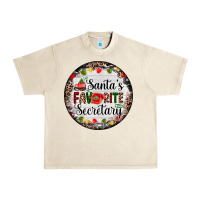 Sandshell christmas santas favorite secretary    light Urban Heavy Tee - AdoDesignShop