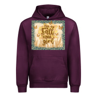 Mauve Wine i'm a fall kinda girl Urban Hoodie - TumblerDesignByShophia