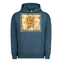 Pigment Midnight Navy i'm a fall kinda girl Urban Hoodie - TumblerDesignByShophia