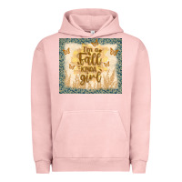 Pigment Salmon i'm a fall kinda girl Urban Hoodie - TumblerDesignByShophia