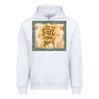 White i'm a fall kinda girl Urban Hoodie - TumblerDesignByShophia
