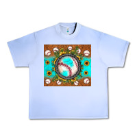 Grape Ice baseball turquoise sunflower Urban Heavy Tee - JahusDesignShop
