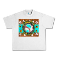 Lunar Rock baseball turquoise sunflower Urban Heavy Tee - JahusDesignShop