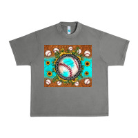 Tornado baseball turquoise sunflower Urban Heavy Tee - JahusDesignShop