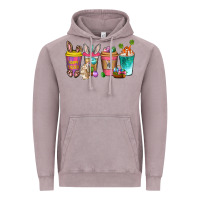 Vintage Zinc Easter coffee drinks Easter Day Vintage Hoodie - Neo Western