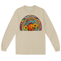 Mushroom basketball rainbow Long Sleeve Tee - Artiststas