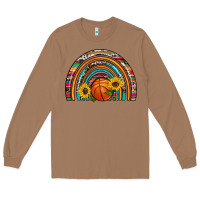 Toasted Coconut basketball rainbow Long Sleeve Tee - Artiststas