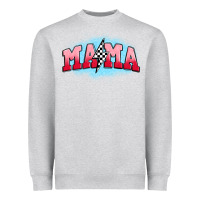 Heather Grey mama lightning bolt Heavyweight Sweatshirt - JahusDesignShop