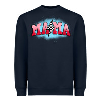 Navy mama lightning bolt Heavyweight Sweatshirt - JahusDesignShop