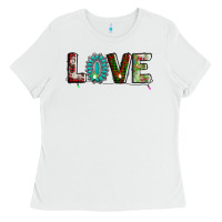 White love christmas gemstone Ladies Tee - AdoDesignShop