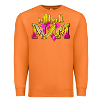 Carrot Softball Mom Breast Cancer Premium Sweatshirt - BundleAndBundleShop