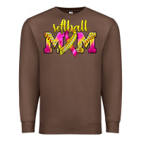Chestnut Softball Mom Breast Cancer Premium Sweatshirt - BundleAndBundleShop