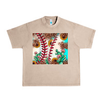 French Oak baseball leopard turquoise cactus sunflower Urban Heavy Tee - JahusDesignShop