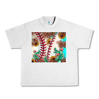 Lunar Rock baseball leopard turquoise cactus sunflower Urban Heavy Tee - JahusDesignShop
