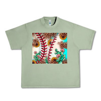 Oil Green baseball leopard turquoise cactus sunflower Urban Heavy Tee - JahusDesignShop