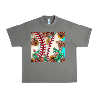 Tornado baseball leopard turquoise cactus sunflower Urban Heavy Tee - JahusDesignShop