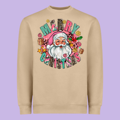 Merry Christmas Santa Heavyweight Sweatshirt Designed By Adodesignshop