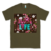 Army Green nurse life with pearls Classic Tee - AdoDesignShop