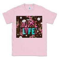 Bubblegum Pink nurse life with pearls Classic Tee - AdoDesignShop